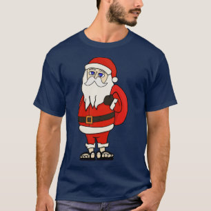 Santa Claus Christmas Flip Flops T-Shirt