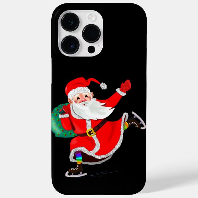 Santa Claus Christmas Gift Custom Colours Case-Mate iPhone Case (Back)