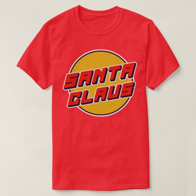 Santa Claus Christmas Gift T-Shirt (Design Front)