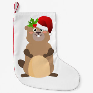 Santa Claus christmas gopher stocking