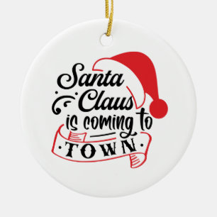 Santa Claus Christmas Holiday Ornament