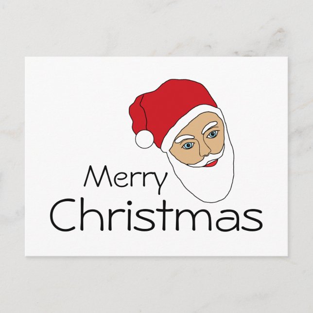 Santa Claus Christmas Holiday Postcard (Front)