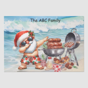 SANTA CLAUS Christmas in July  Tissue Paper