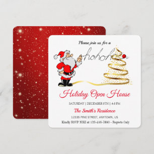 Santa Claus, Christmas magic Holiday Card