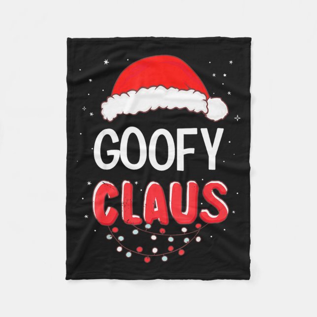 Santa Claus Christmas Matching Costume  Fleece Blanket (Front)