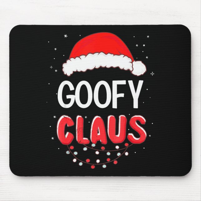 Santa Claus Christmas Matching Costume  Mouse Pad (Front)