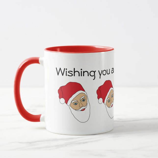 Santa Claus Christmas Mug (Left)