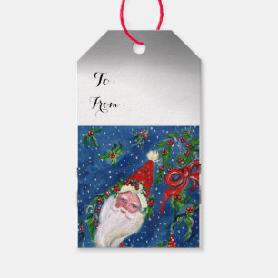 SANTA CLAUS , CHRISTMAS NIGHT GIFT TAGS