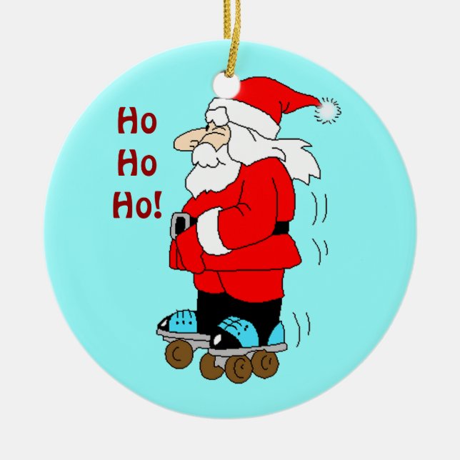 Santa Claus Christmas Ornament (Front)