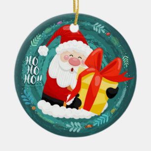 Santa Claus Christmas Ornament – Ho Ho Ho Gift