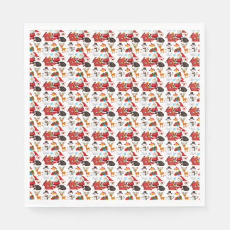 Santa Claus Christmas Paper Napkin