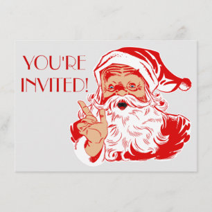 Santa Claus Christmas Party 2016 Invitations