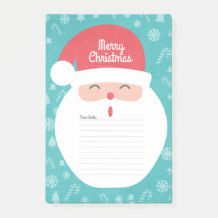 Santa Claus Christmas Post-it Notes