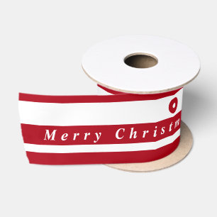 Santa Claus Christmas Ribbon Satin Ribbon