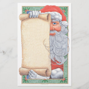 Santa Claus Christmas Stationary Stationery