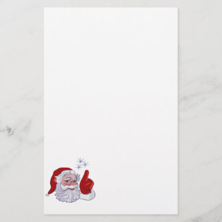 Santa Claus Christmas Stationery