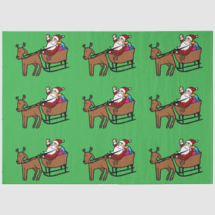 Santa Claus Christmas tissue paper