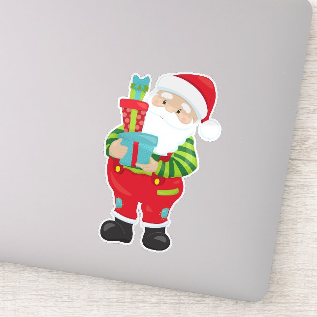 Santa Claus, Christmas, Xmas, Gifts, Presents (Detail)