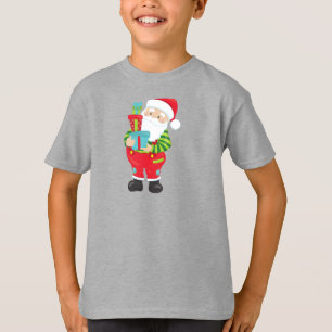 Santa Claus, Christmas, Xmas, Gifts, Presents T-Shirt