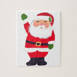 Santa Claus Christmas Xmas Winter Festive Kids Jigsaw Puzzle