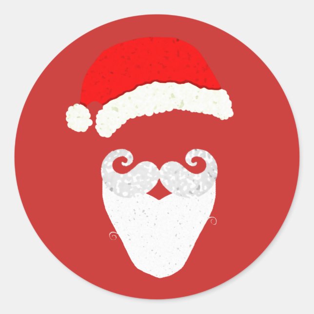 Santa Claus! Classic Round Sticker (Front)