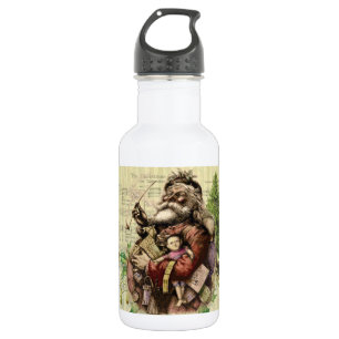 Santa Claus Classic Thomas Nast Illustration  532 Ml Water Bottle