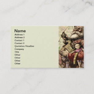 Santa Claus Classic Thomas Nast Illustration  Business Card