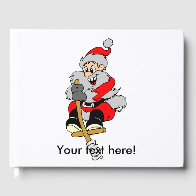 Santa Claus clipart Guest Book (Front)