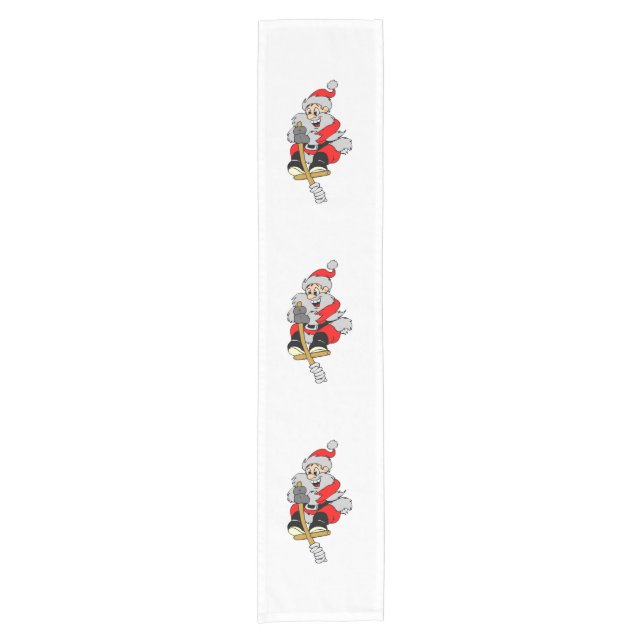 Santa Claus clipart Short Table Runner (Front)
