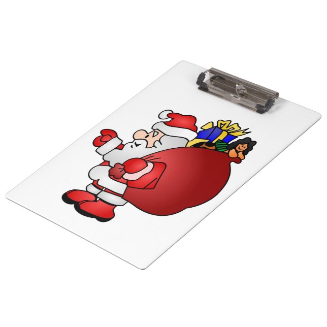 SANTA CLAUS CLIPBOARD (Angled)