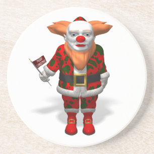 Santa Claus Clown Coaster