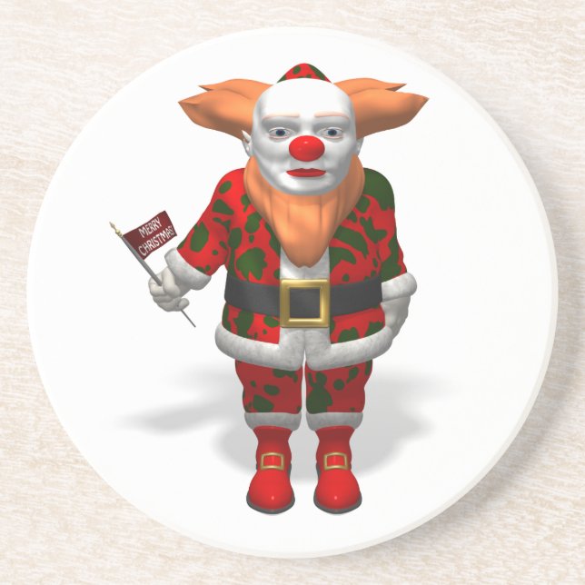 Santa Claus Clown Coaster (Front)