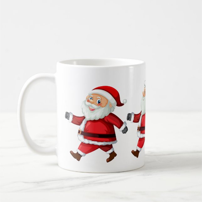 Santa Claus Coffee Mug (Left)