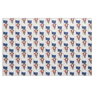 Santa Claus Comes To Indiana Fabric