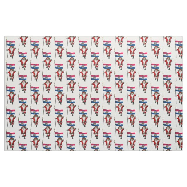 Santa Claus Comes To Missouri Fabric (Fat Quarter)