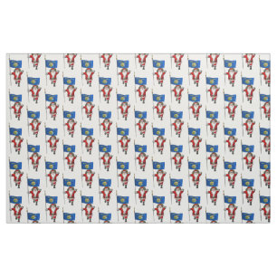 Santa Claus Comes To Montana Fabric