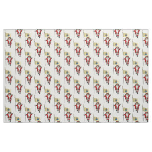 Santa Claus Comes To New Jersey Fabric