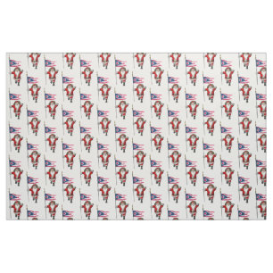 Santa Claus Comes To Ohio Fabric