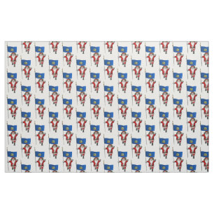 Santa Claus Comes To Vermont Fabric