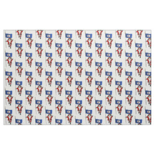 Santa Claus Comes To Virginia Fabric