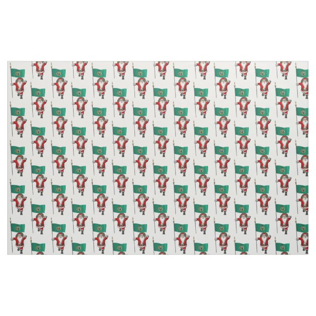 Santa Claus Comes To Washington Fabric (Fat Quarter)