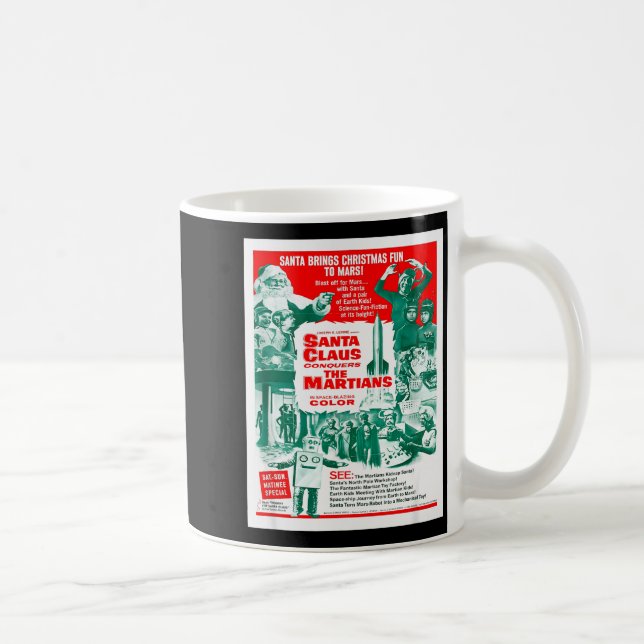 Santa Claus Conquers The Martians  Coffee Mug (Right)
