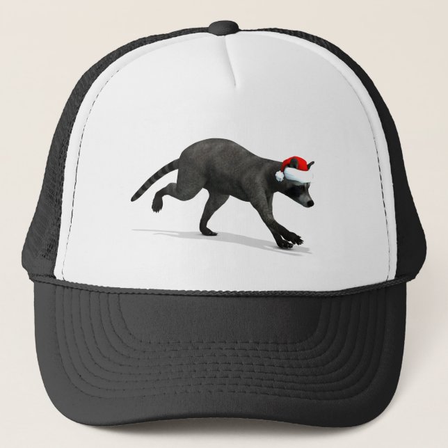 Santa Claus Coon Trucker Hat (Front)