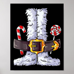 Santa Claus Costume Christmas Boys Kids Men Xmas H Poster