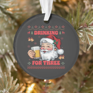 Santa Claus Couple Chirstmas Ornament