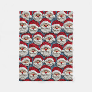 Santa Claus crochet pattern Fleece Blanket