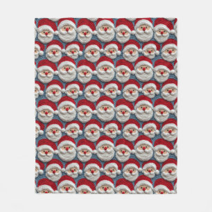 Santa Claus crochet pattern Fleece Blanket