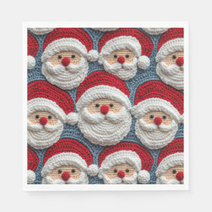 Santa Claus crochet pattern Napkin