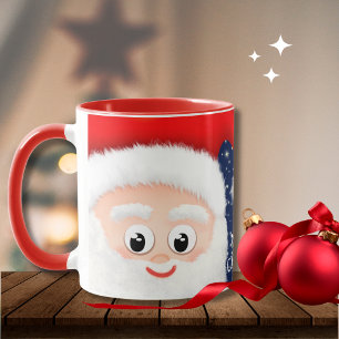 Santa Claus Custom Merry Christmas Coffee Mug