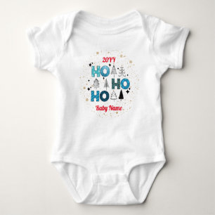 Santa Claus Customise Baby Bodysuit